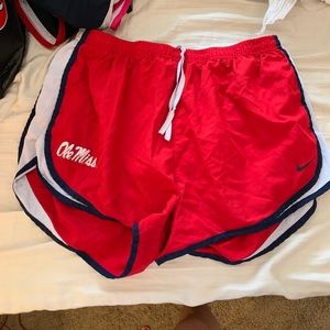 Ole miss red Nike shorts